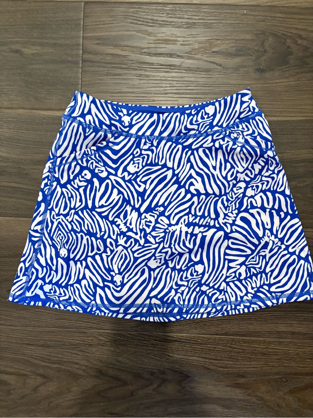 Lilly Pulitzer Blue and White Girls' Skort